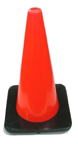 New traffic construction cones 