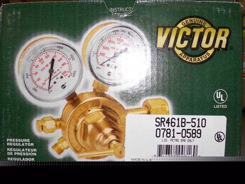Victor liquid petroleum pressure regulator SR461B-510
