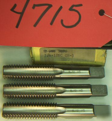 New (3) pratt&whitney taps (1)bottoming,(2)plug 3/4