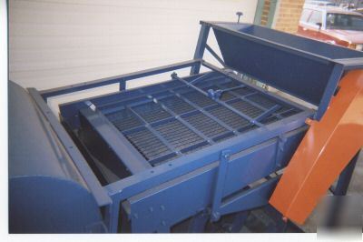 New lightfoot grain seed cleaner fanning mill 2 screen 