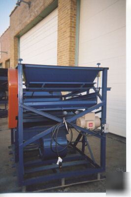 New lightfoot grain seed cleaner fanning mill 2 screen 