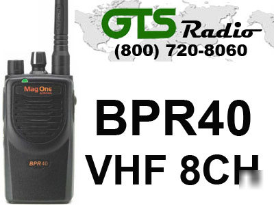 New motorola BPR40 vhf radio talksto CP200 HT750 HT1250