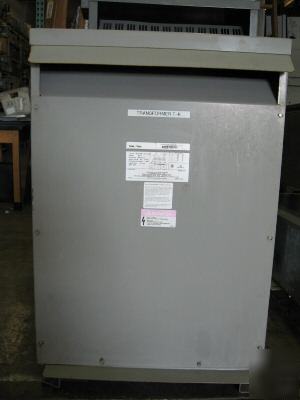 Fpe 112.5 kva 480V-208Y/120V transformer T4T112 nema 3