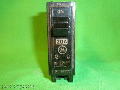 Ge 1 pole 20A circuit breaker