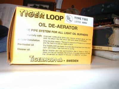 Tiger loop, oil de-aerator