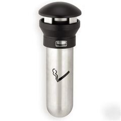 Wall-mount outdoor smoking receptacle rcp 9W32 bla