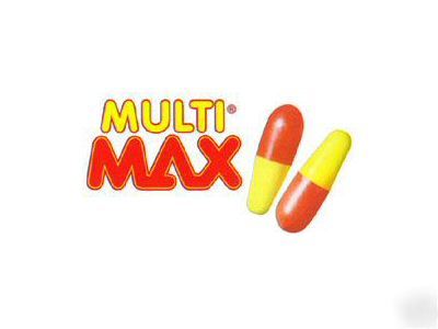 New multimax earplugs boxed