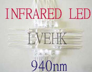 1000P 5MM infrared led lamp wavelength 940NM custom diy