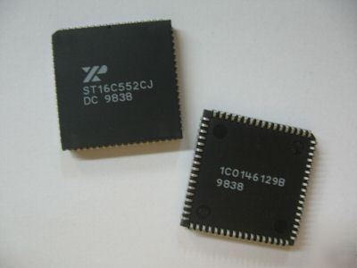 33PCS p/n ST16C1550CJ28 ; uart with 16-byte fifos exar