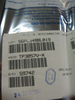 80PCS p/n TP3057V-x ; ic interface enhanced ser 20PLCC