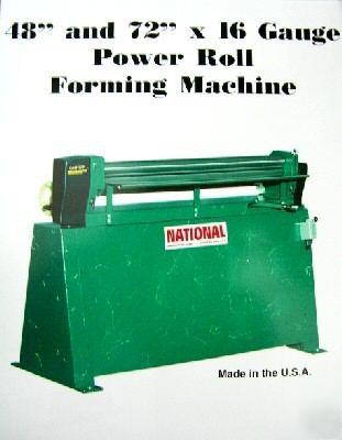 New 4' x 16 ga. national power roll NR4816 (20892)