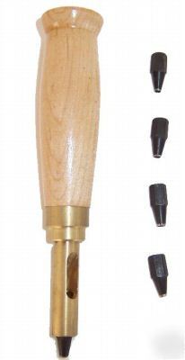Screw punch for leather (5 tips)