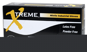 Xtreme nitrile industrial gloves by the case sz. large