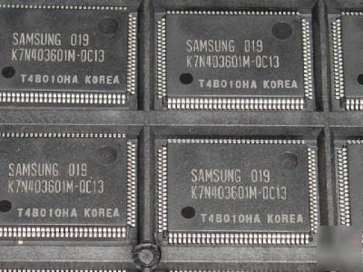 51 pcs. samsung# K7N403601M-QC13, qfp package
