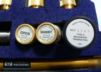 Hp 85054D type n economy calibration kit - nice