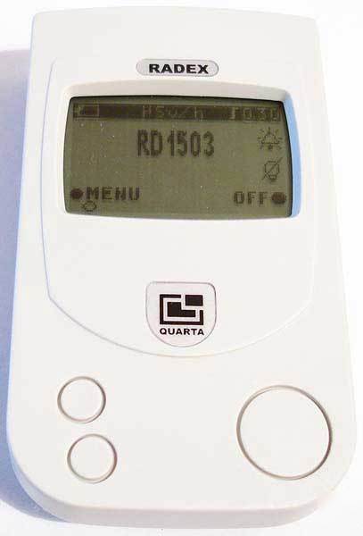New radiation monitor radex rd 1503 english version