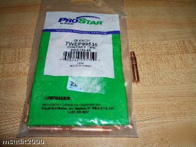 25 prostar TWEP99535 PRS14H-45 mig contact tips