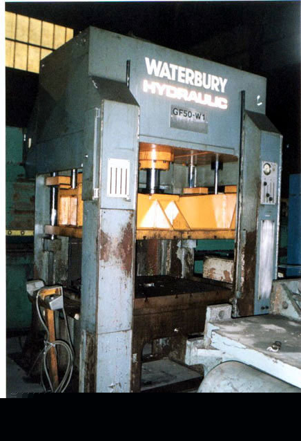 50TN hydraulic press, waterbury GF50 