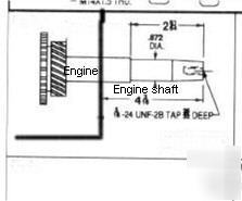 New 11KW generator- for tapered shaft engine