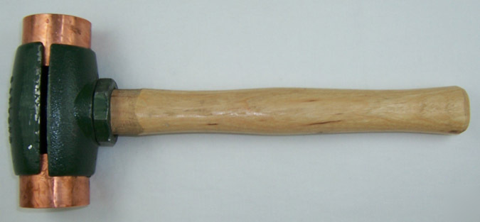 Garland 36003 #3 split head hammer copper face mallet