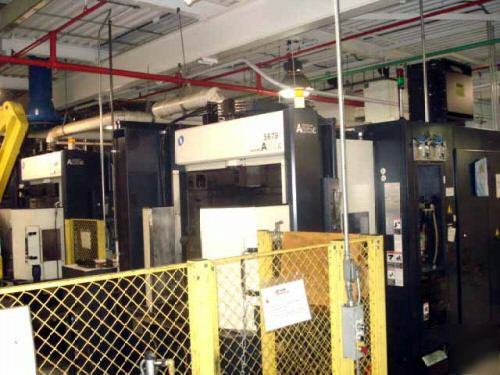 Makino model a-55E horizontal machining center