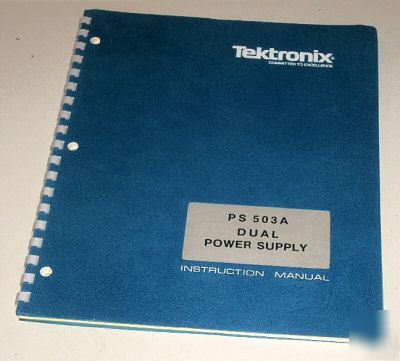 Tek PS503A operation & service man. (070-1834-01)