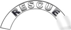 Fire helmet arcs rockers FF50 reflective rescue white
