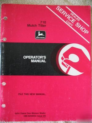 John deere 710 mulch tiller operator manual