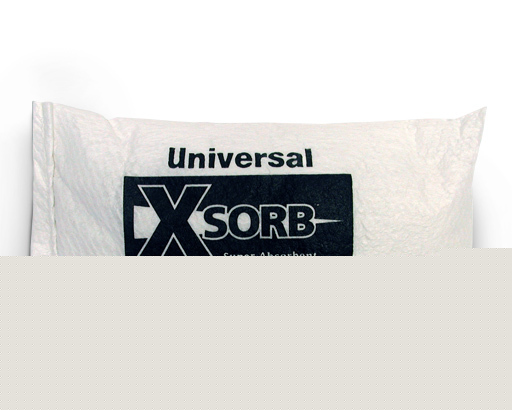 Xsorb spill clean up super absorbent pillows 8X18 10/cs