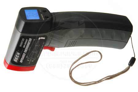 Hand-held laser infrared thermometer