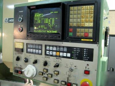 Mori seiki mv-jr cnc vertical machining center mill tap