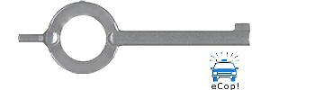 Zak tool zt 50 handcuff key - nickel 3 pack 