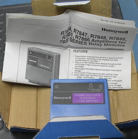 Honeywell dynamic selfcheck ultraviolet flame amplifier