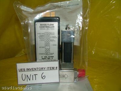Unit ufc-1000 mass flow controller flow 25 sccm CHF3