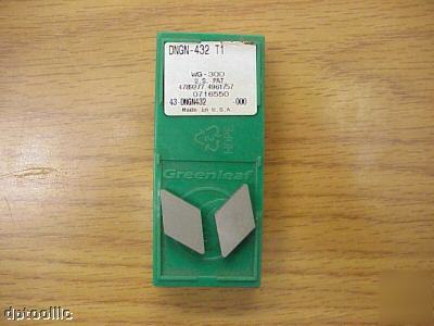 5PC dngn 432 WG300 greenleaf reinforced ceramic insert