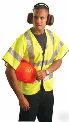 Safety vest class 3 occunomix lux hsfgz lettered