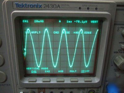 Tektronix tek 2430A 150MHZ digital oscilloscope tested
