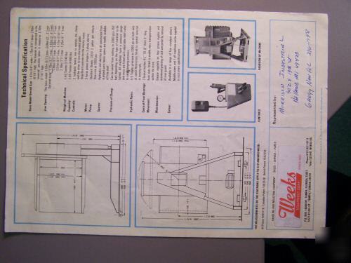 Payne's pallet inverter. 180 deg rotator, load transfer