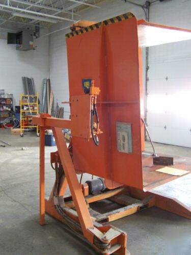 Payne's pallet inverter. 180 deg rotator, load transfer