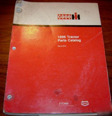 Case ih dealers 1896 tractor parts catalog manual book