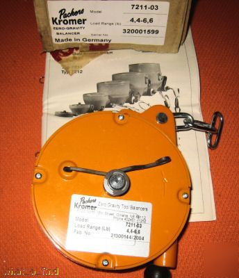 New packers kromer zero gravity tool balancer 7211-03 