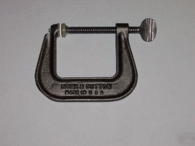 New - usa brink & cotton heavy duty c-clamp 2-1/2