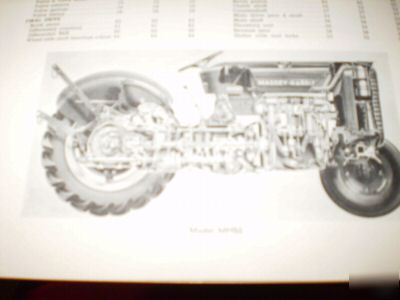Massey TO35, F40, MH50, MHF202 tractors i&t shop man
