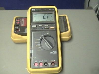 Agilent 973A dual display handheld multimeter