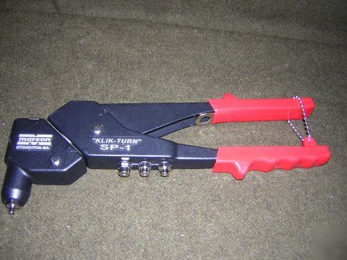 Marson swivel head cherry max / pop rivet hand puller 