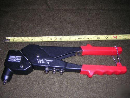 Marson swivel head cherry max / pop rivet hand puller 