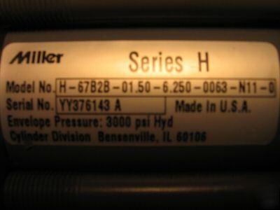 Miller hydraulic cylinder H67B2B