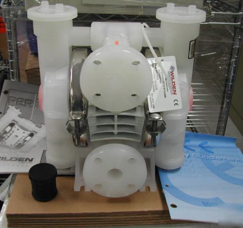 Wilden 02-6239 P2R 1â€ double diaphragm plastic pump 