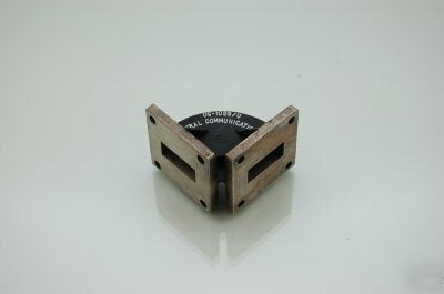 General communication co waveguide 90 degree elbow WR90
