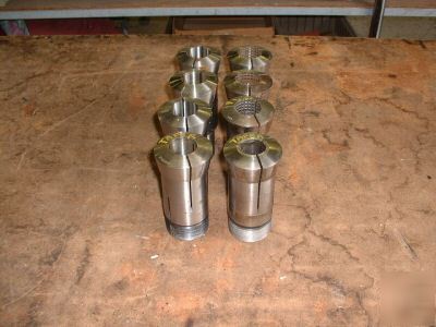 HARDINGE16C collets 8 pcs.
